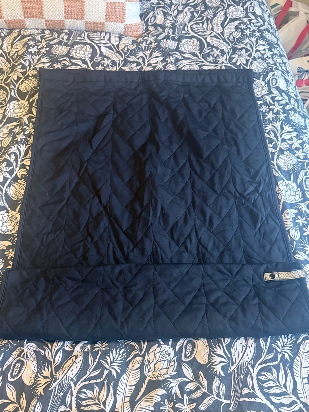 lululemon athletica Quilted Black Scarf Wrap